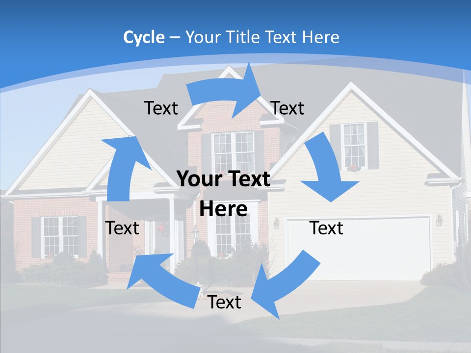 Estate Roof Large PowerPoint Template