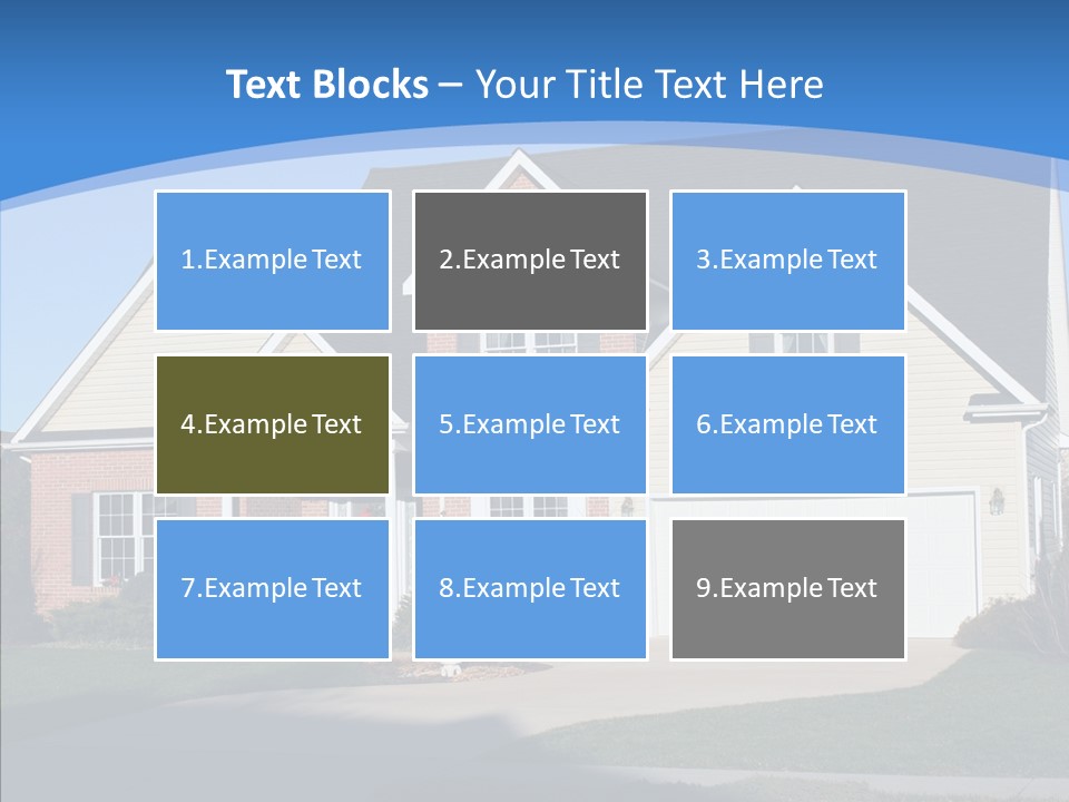 Estate Roof Large PowerPoint Template
