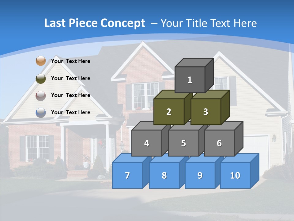 Estate Roof Large PowerPoint Template