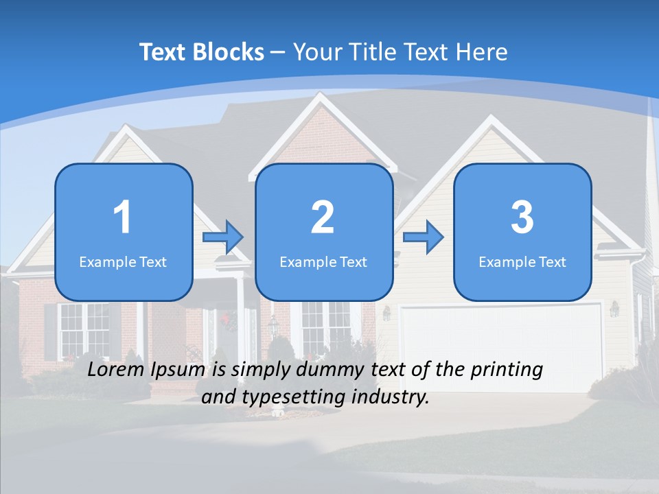 Estate Roof Large PowerPoint Template