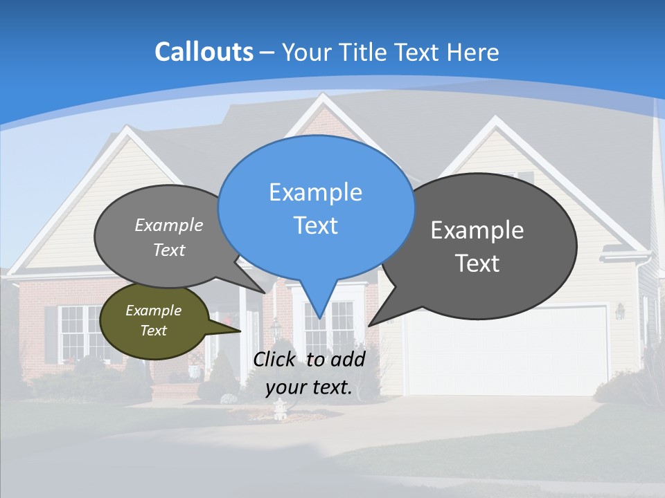 Estate Roof Large PowerPoint Template