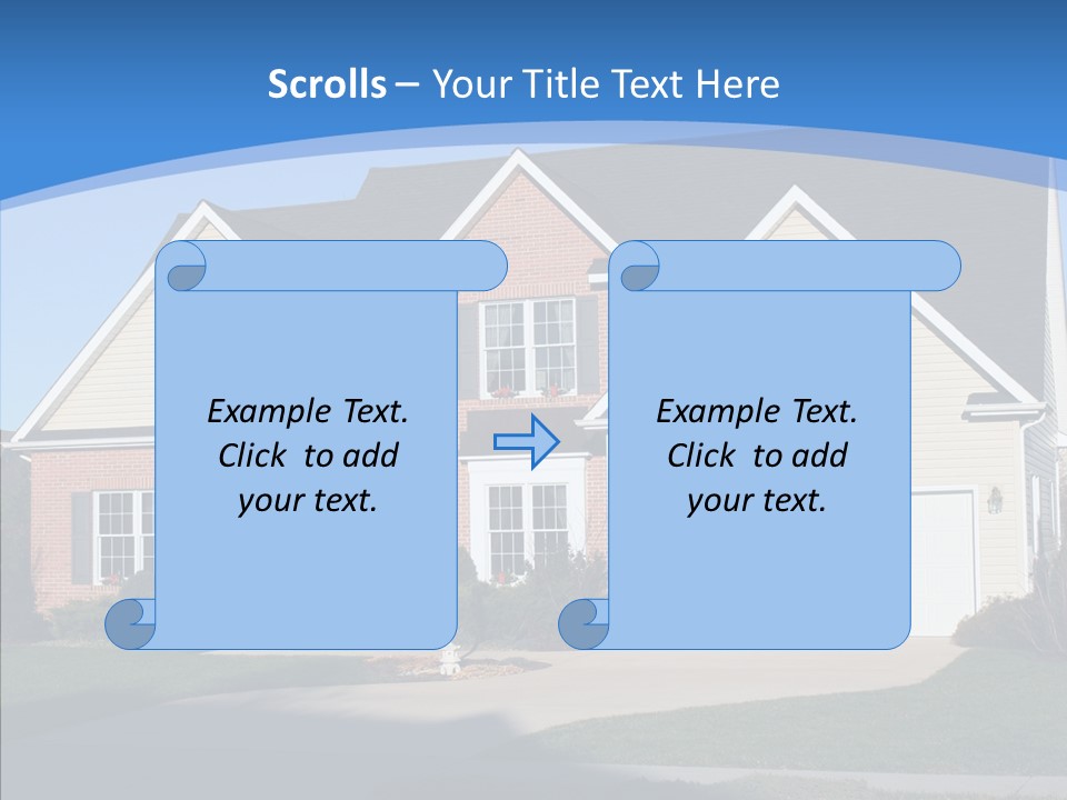 Estate Roof Large PowerPoint Template
