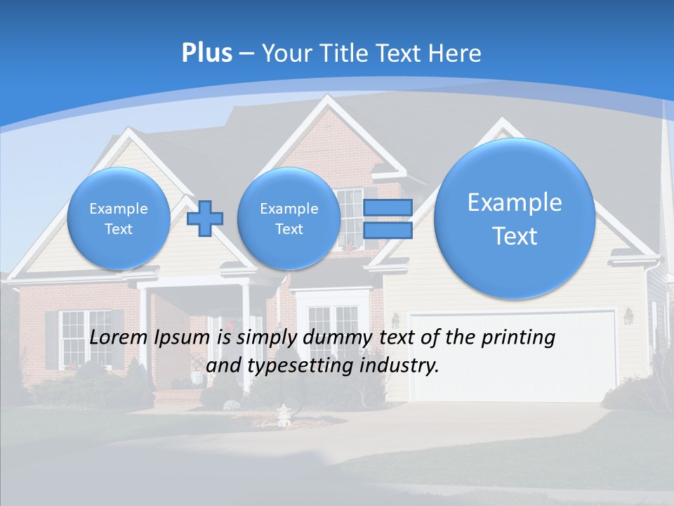 Estate Roof Large PowerPoint Template