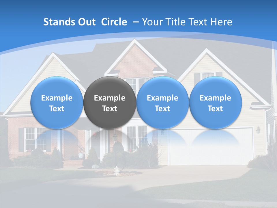 Estate Roof Large PowerPoint Template