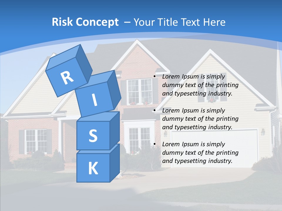 Estate Roof Large PowerPoint Template