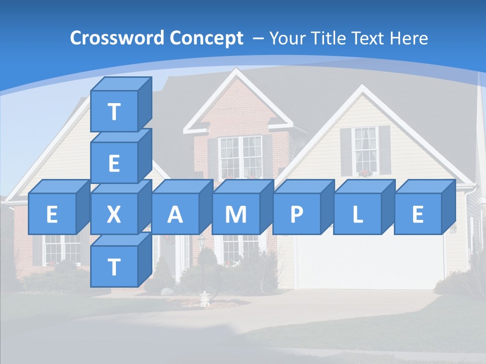 Estate Roof Large PowerPoint Template