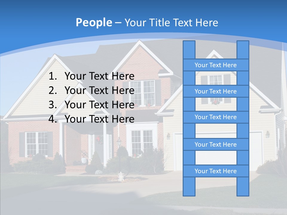 Estate Roof Large PowerPoint Template