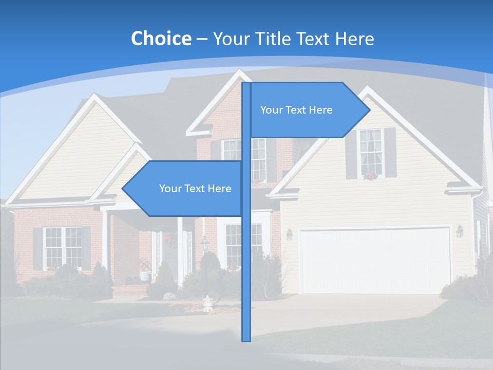 Estate Roof Large PowerPoint Template