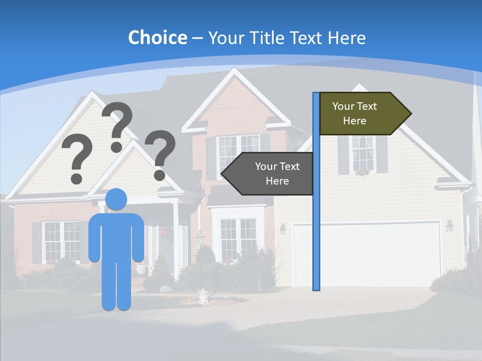 Estate Roof Large PowerPoint Template