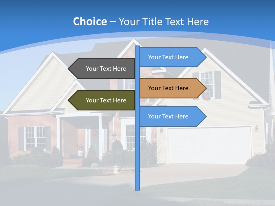 Estate Roof Large PowerPoint Template