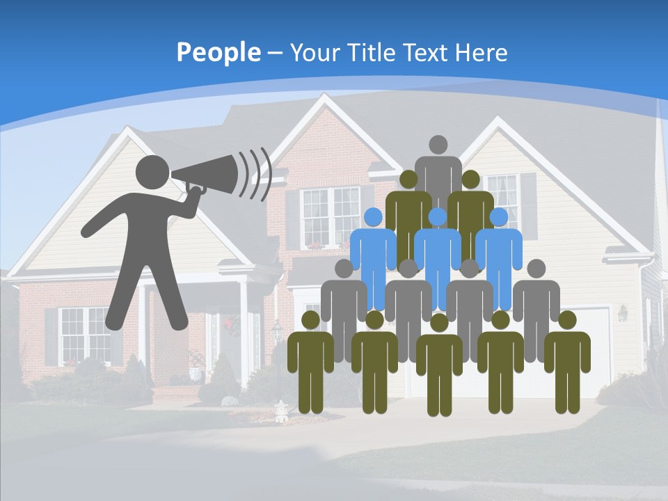 Estate Roof Large PowerPoint Template