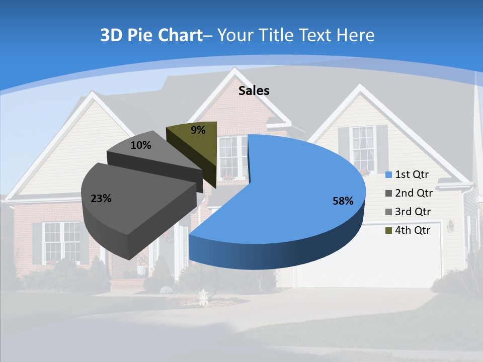 Estate Roof Large PowerPoint Template