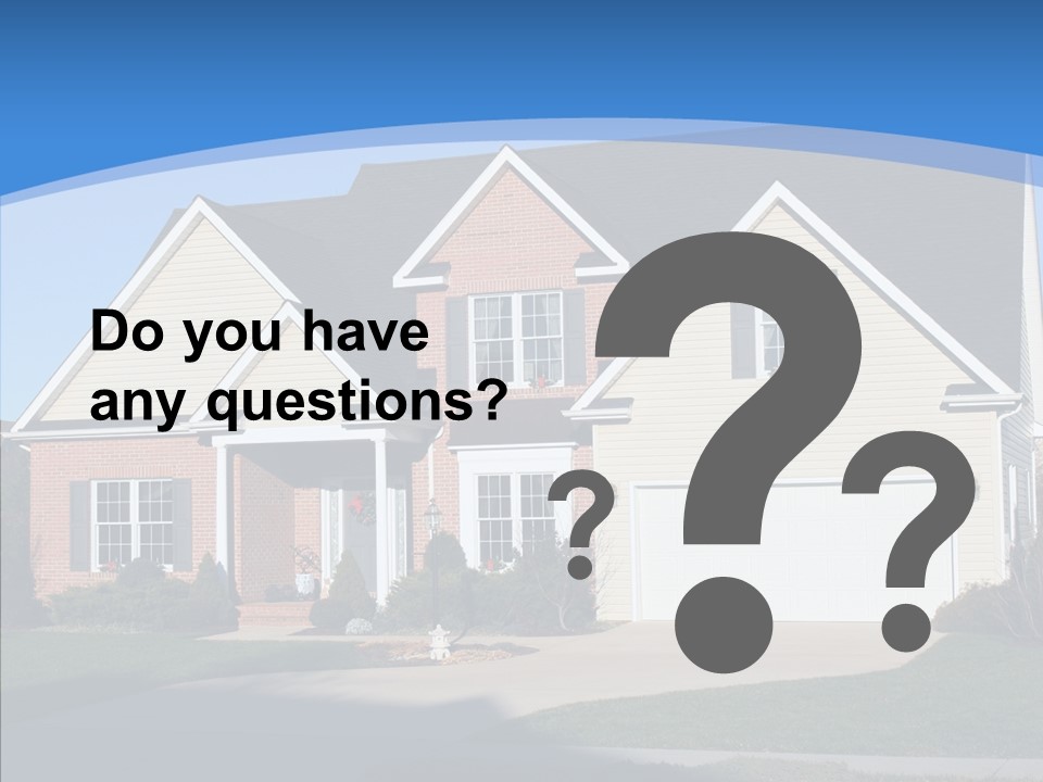 Estate Roof Large PowerPoint Template