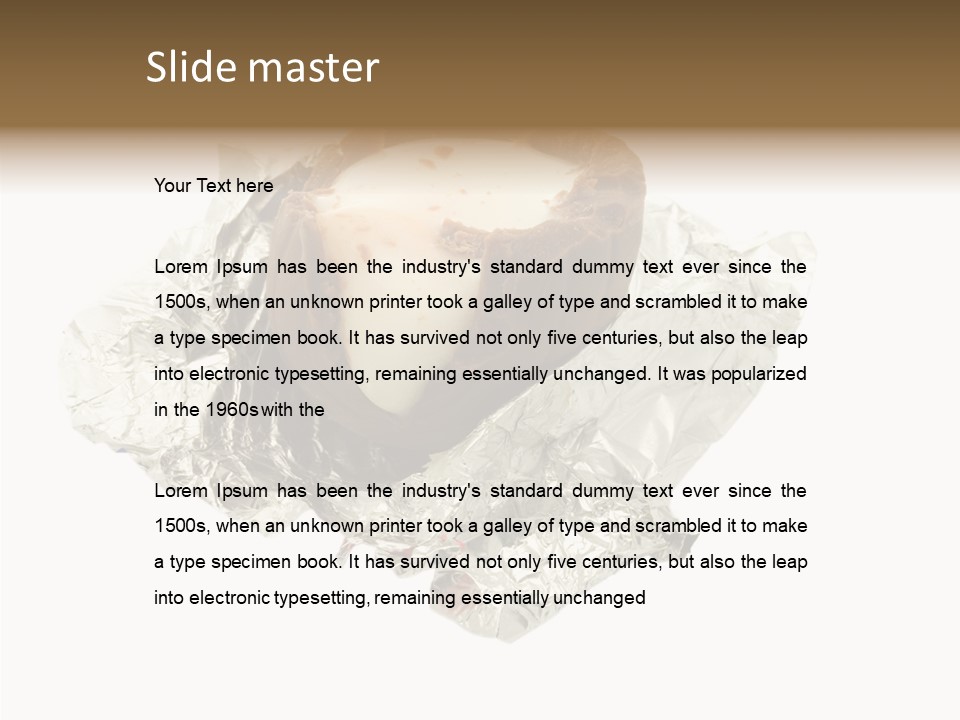 Junk Egg Easter PowerPoint Template