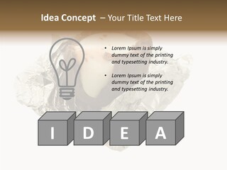Junk Egg Easter PowerPoint Template
