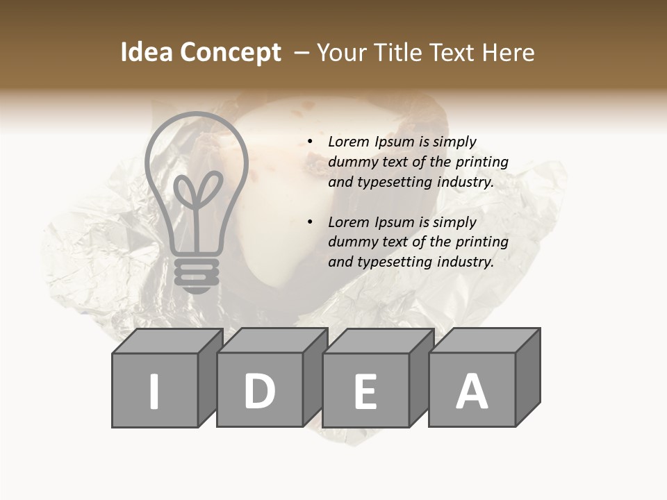 Junk Egg Easter PowerPoint Template