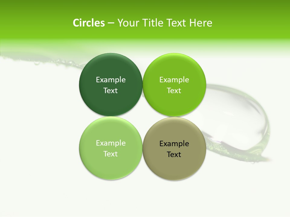 Drop Seasonal Nature PowerPoint Template