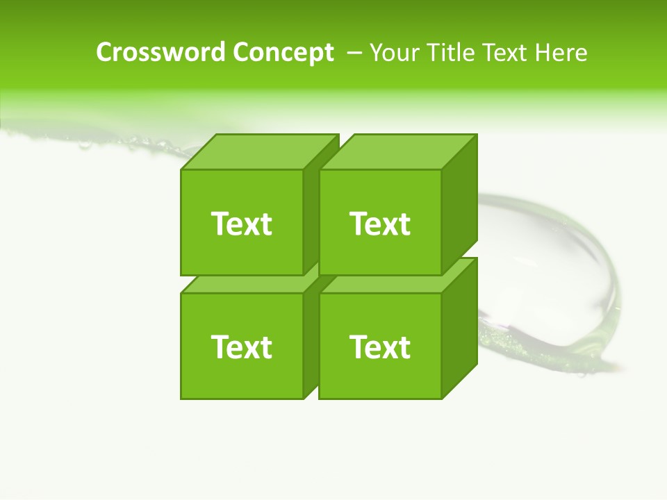 Drop Seasonal Nature PowerPoint Template