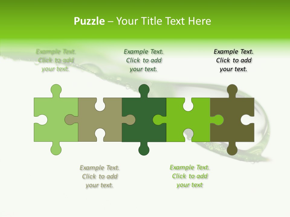 Drop Seasonal Nature PowerPoint Template