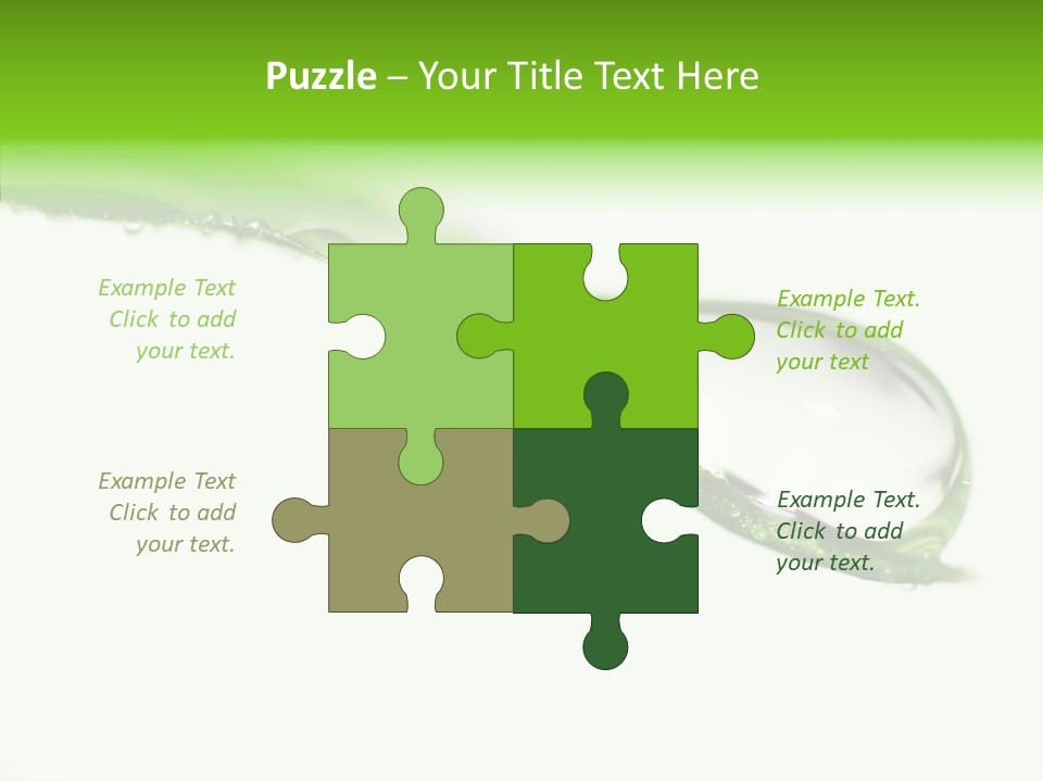 Drop Seasonal Nature PowerPoint Template