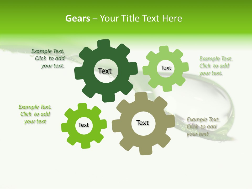 Drop Seasonal Nature PowerPoint Template