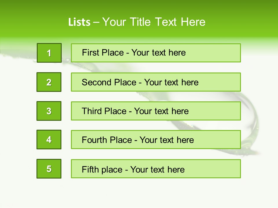 Drop Seasonal Nature PowerPoint Template