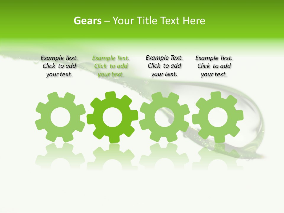 Drop Seasonal Nature PowerPoint Template