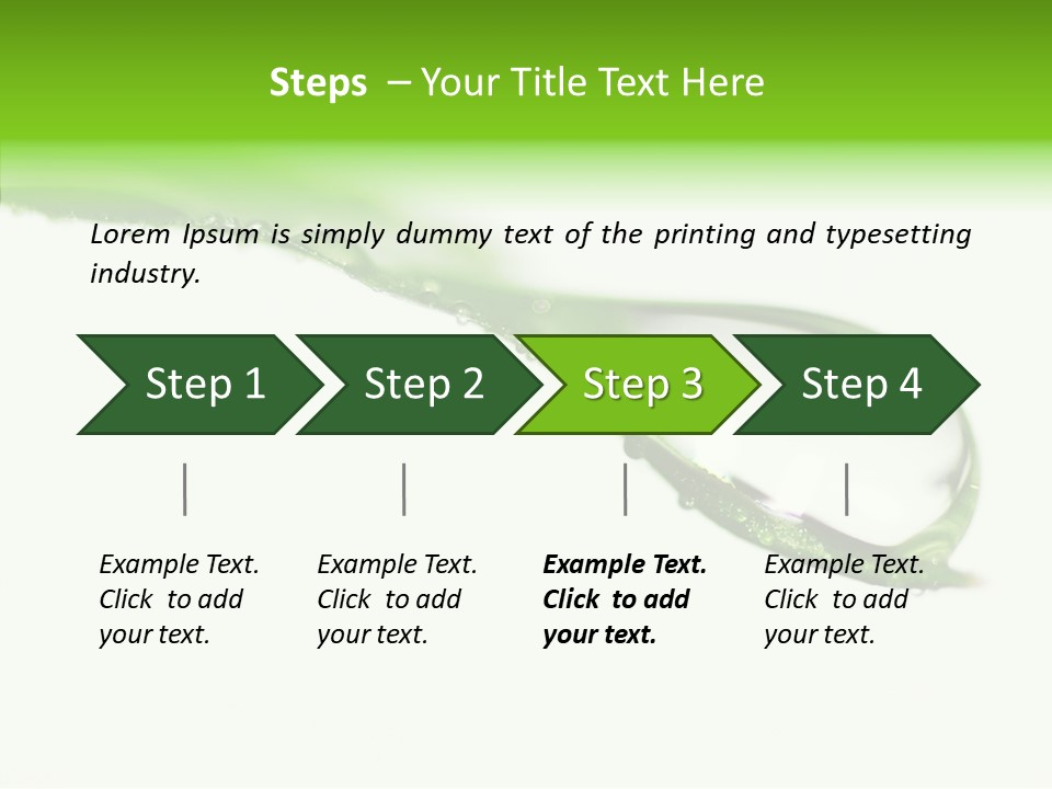 Drop Seasonal Nature PowerPoint Template