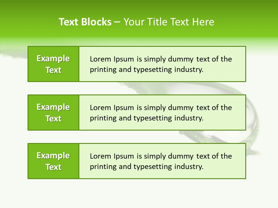 Drop Seasonal Nature PowerPoint Template