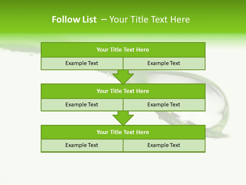 Drop Seasonal Nature PowerPoint Template