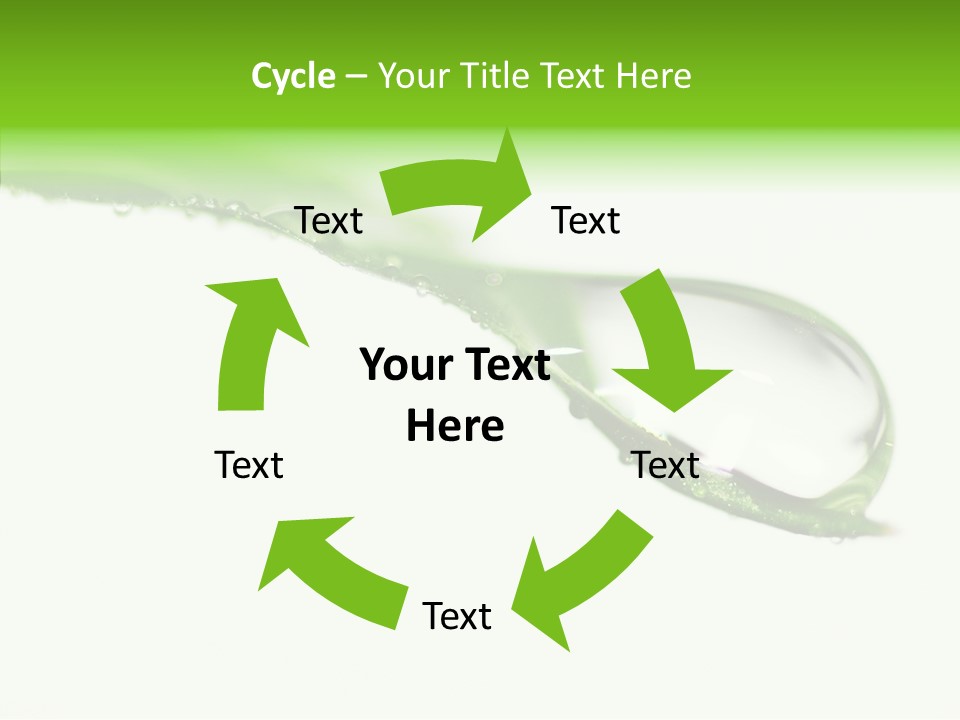 Drop Seasonal Nature PowerPoint Template