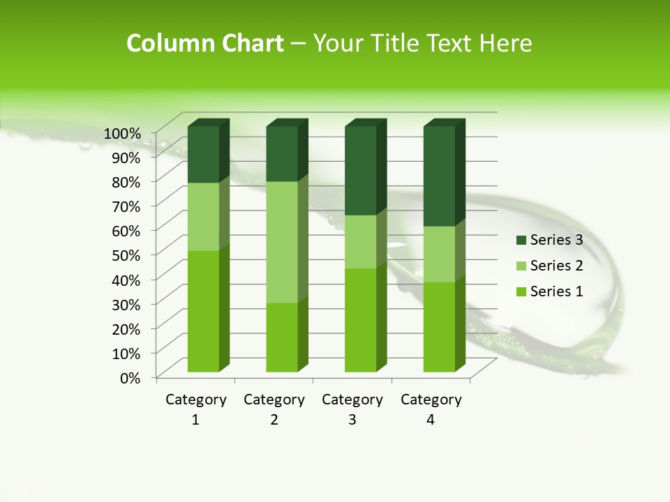 Drop Seasonal Nature PowerPoint Template