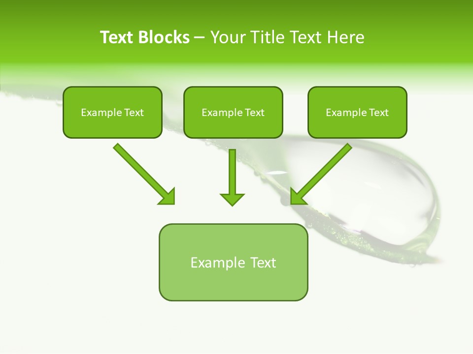 Drop Seasonal Nature PowerPoint Template