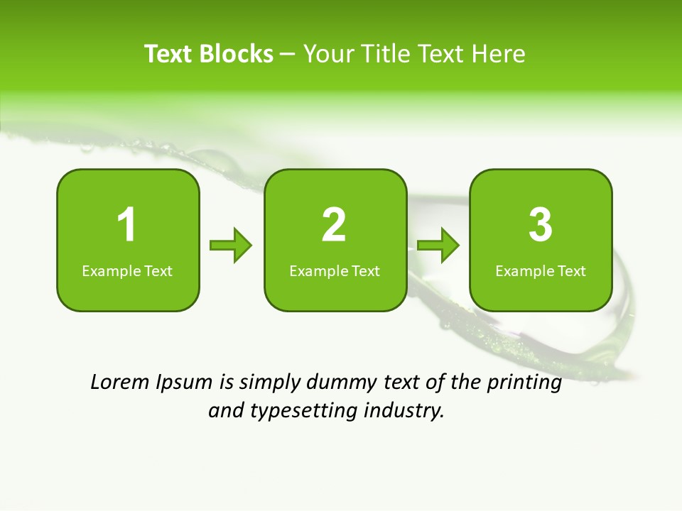 Drop Seasonal Nature PowerPoint Template
