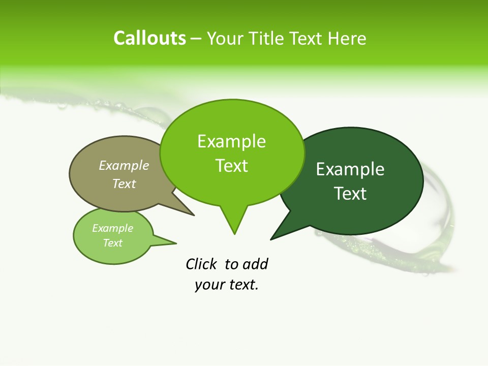 Drop Seasonal Nature PowerPoint Template