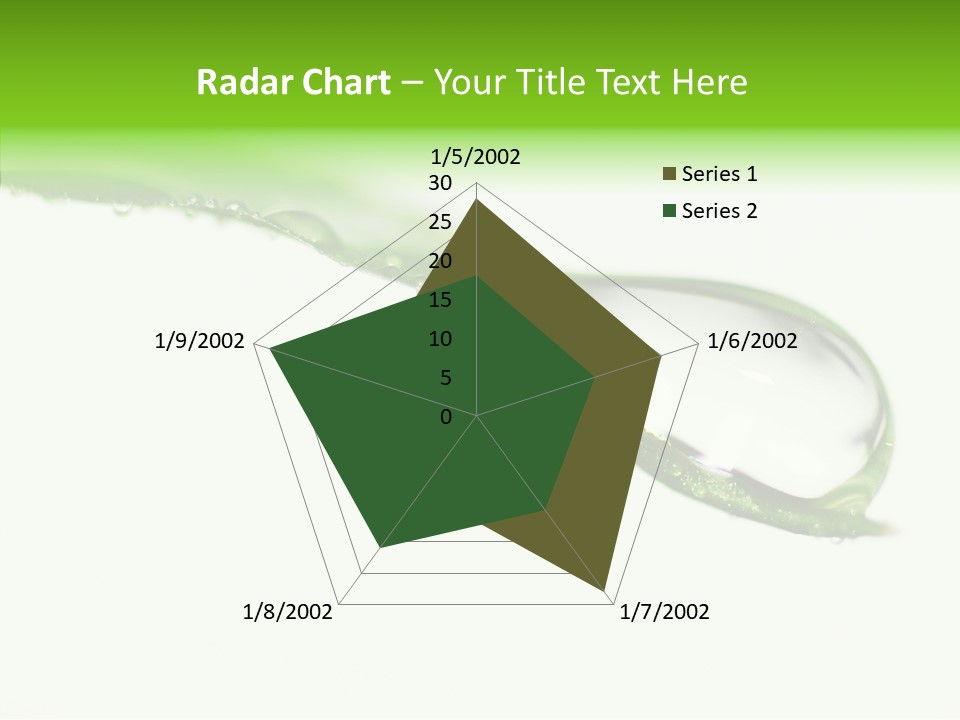 Drop Seasonal Nature PowerPoint Template