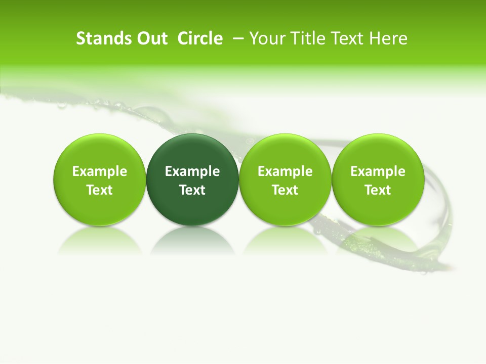 Drop Seasonal Nature PowerPoint Template