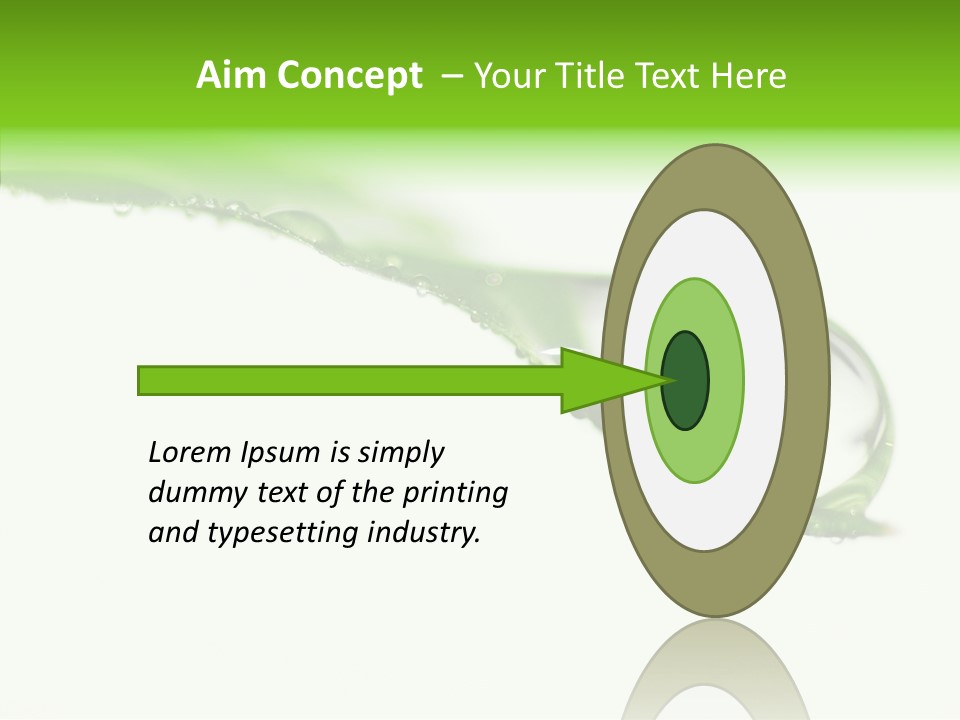 Drop Seasonal Nature PowerPoint Template