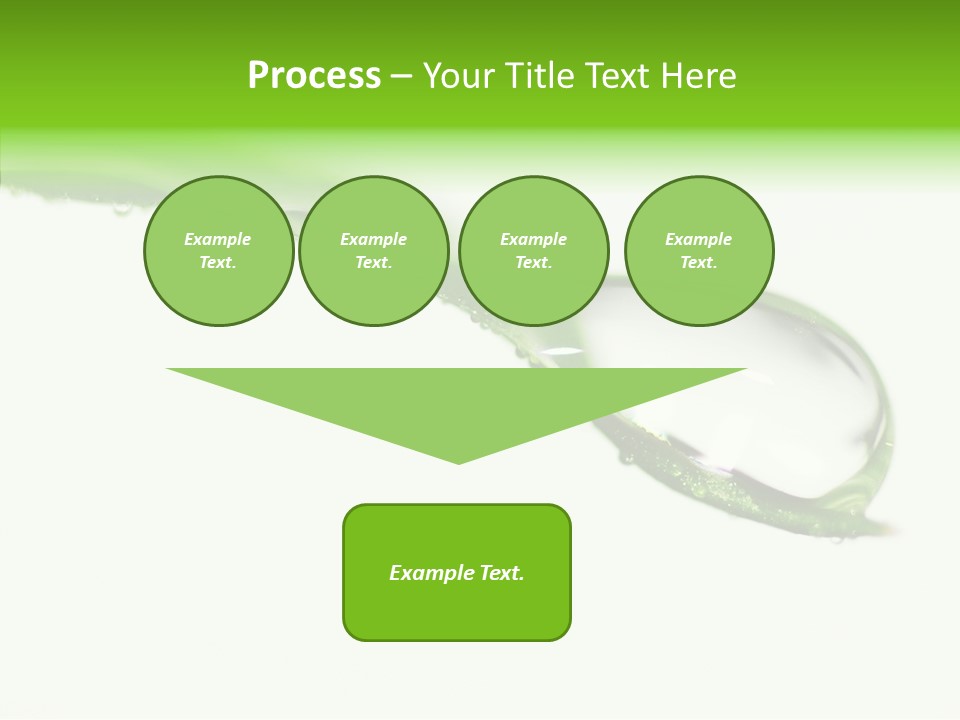 Drop Seasonal Nature PowerPoint Template