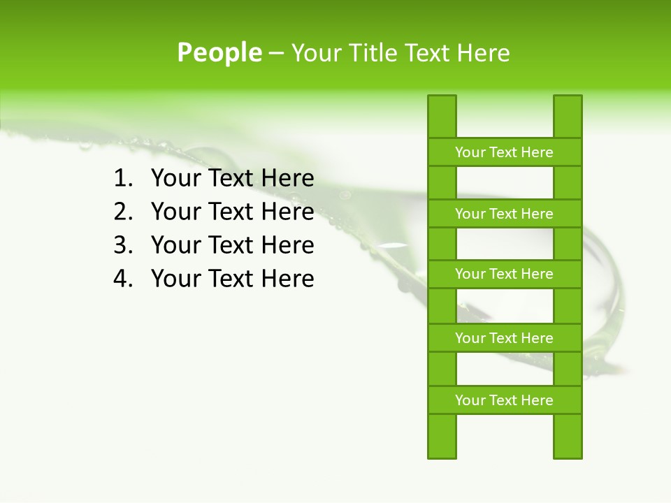 Drop Seasonal Nature PowerPoint Template