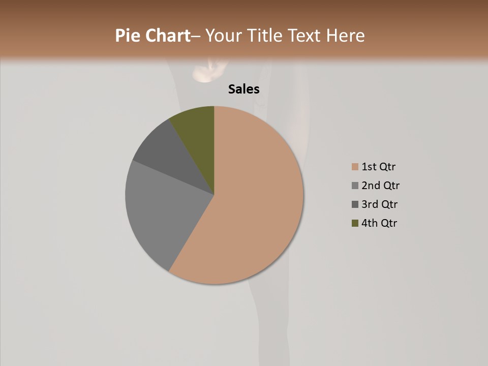 Young, Cute And Beautiful Ballet Dancer Posing PowerPoint Template