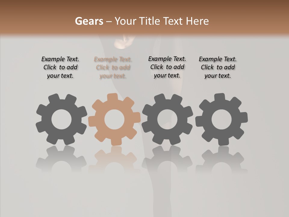 Young, Cute And Beautiful Ballet Dancer Posing PowerPoint Template