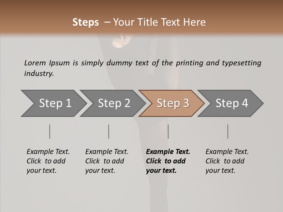 Young, Cute And Beautiful Ballet Dancer Posing PowerPoint Template