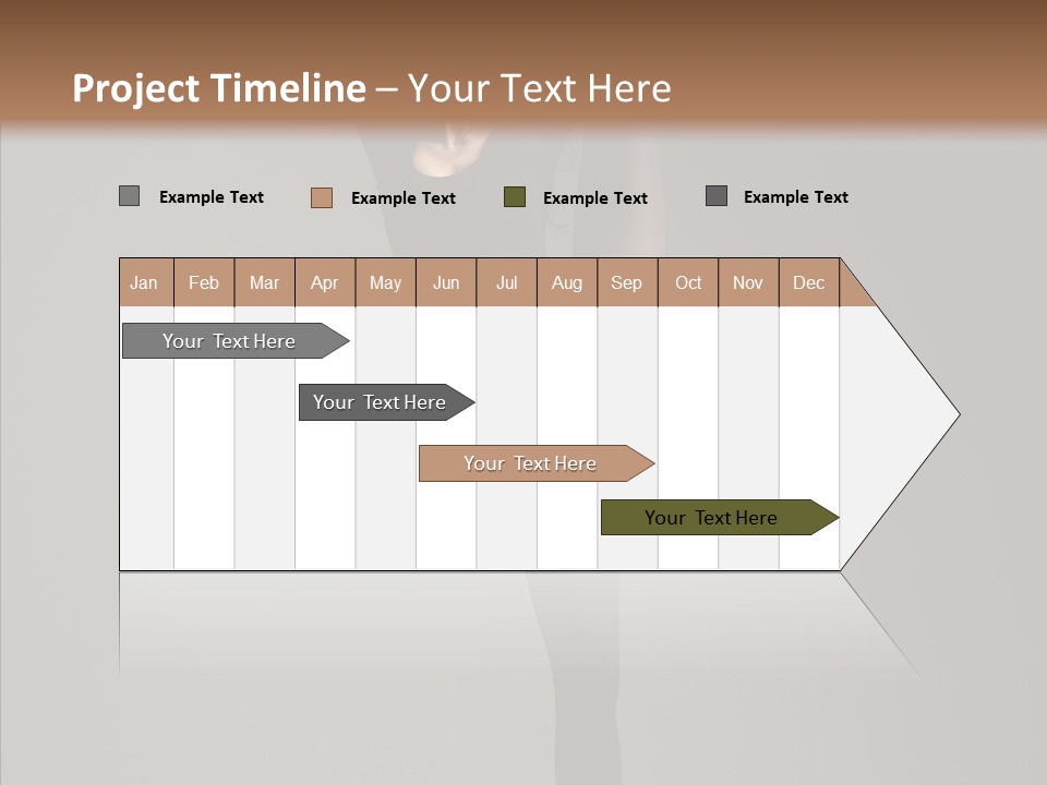 Young, Cute And Beautiful Ballet Dancer Posing PowerPoint Template