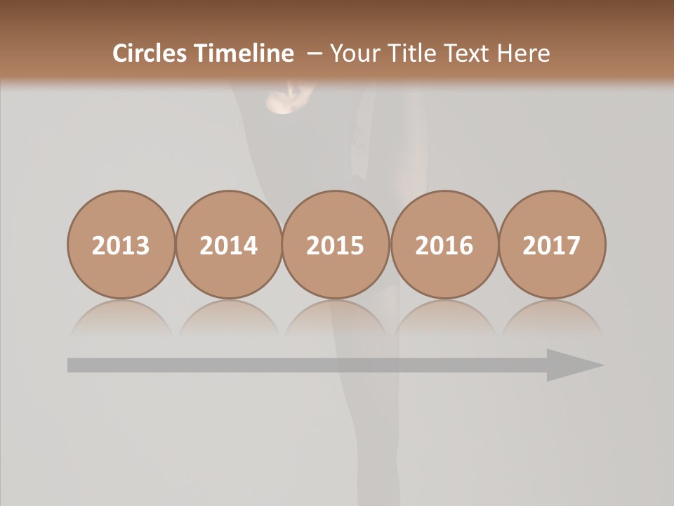 Young, Cute And Beautiful Ballet Dancer Posing PowerPoint Template