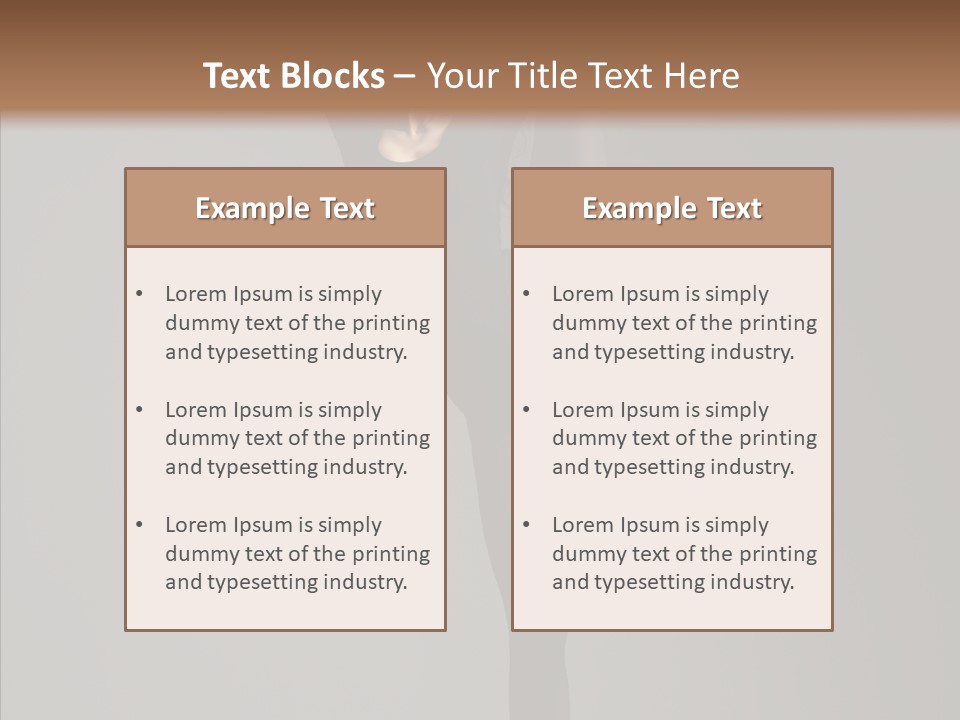 Young, Cute And Beautiful Ballet Dancer Posing PowerPoint Template