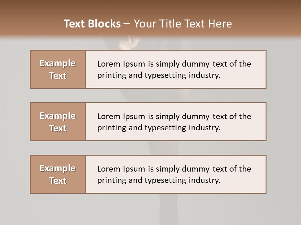 Young, Cute And Beautiful Ballet Dancer Posing PowerPoint Template