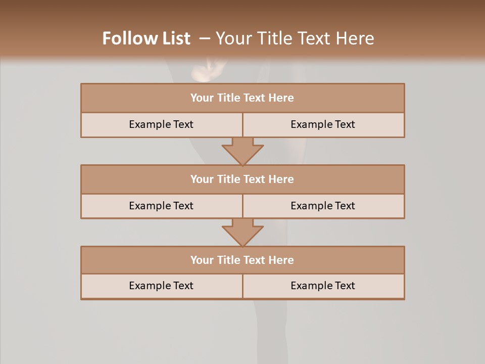 Young, Cute And Beautiful Ballet Dancer Posing PowerPoint Template