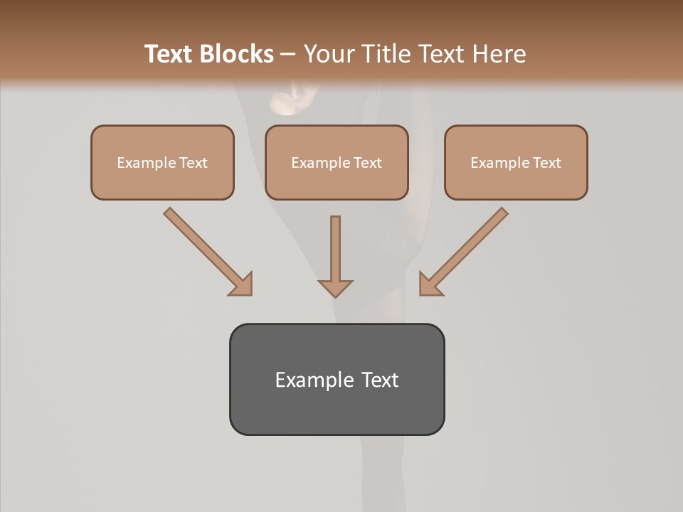 Young, Cute And Beautiful Ballet Dancer Posing PowerPoint Template