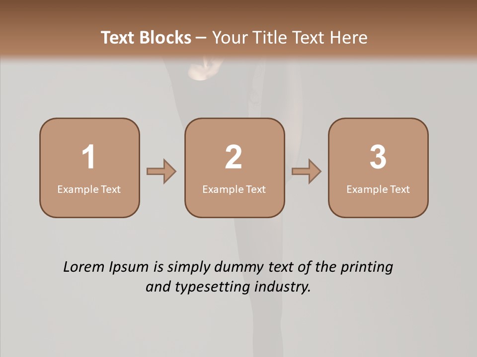 Young, Cute And Beautiful Ballet Dancer Posing PowerPoint Template